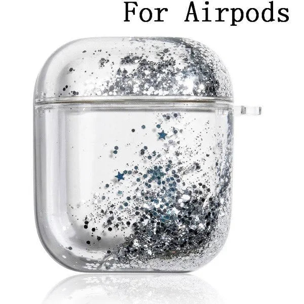 AirPods Case Glitter Liquid Cover Protector Air Pods Bumper Hard Coque Etui For Airpods Gen 2 Gen 1 AirPods Case Glitter Liquid Cover Protector Air Pods Bumper Hard Coque Etui For Airpods Gen 2 Gen 1